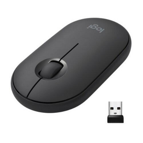 Logitech Miška Pebble M350 Wireless, grafitna Cene