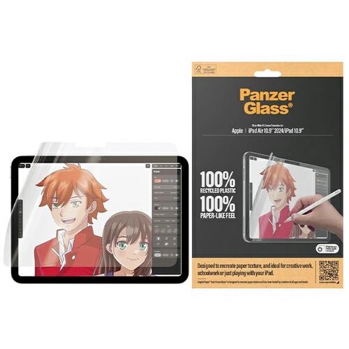 PanzerGlass ANTIBAKTERIJSKA FOLIJA Z ODSEVNIM FILTROM ZA IPAD AIR 13 2024, (21911695) Slike