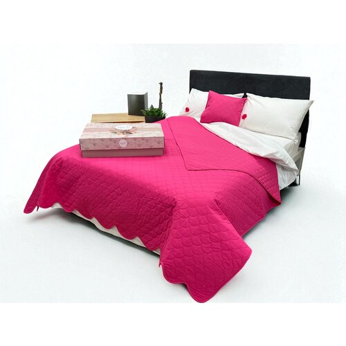 Viktorija Leskovac Dar za Dom - set box sa prekrivačem Louca Dark Pink Cene