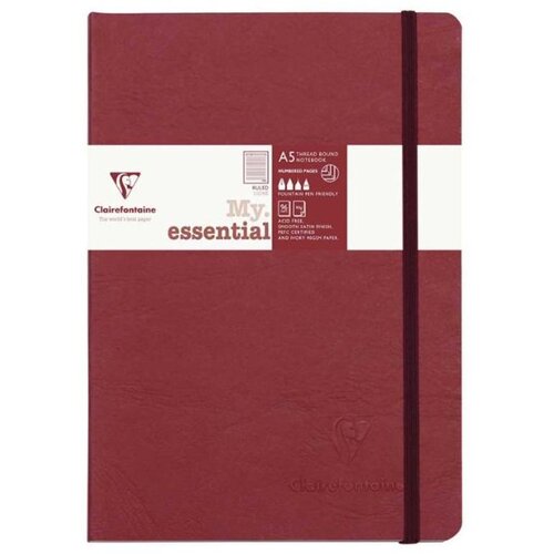  Notes A5, Age Bag My Essential, s gumicom, diktando crte, crveni Slike