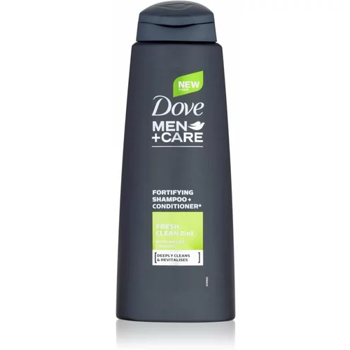 Dove men + care fresh clean 2in1 osvežujoč šampon in balzam 2 v 1 400 ml za moške