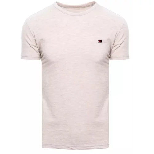 DStreet Men's beige T-shirt RX4955