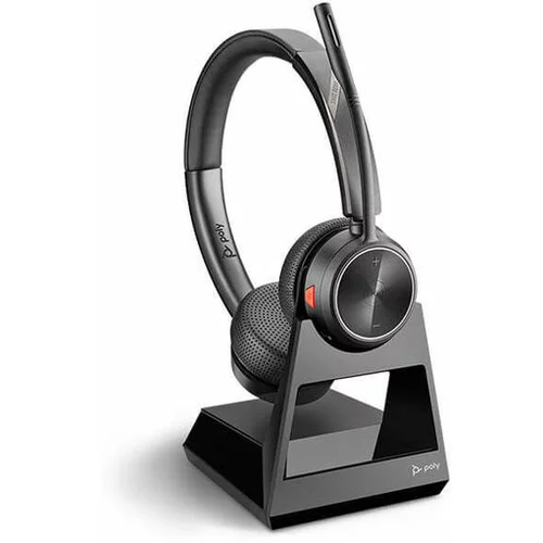 Poly Brezžične slušalke s stojalom Plantronics Savi 7220 (RJ11) črne 213020-02 DECT, mikrofon