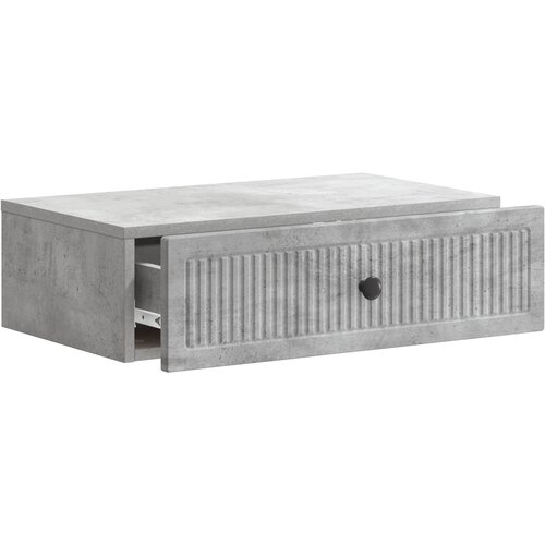 Stolna montirana na zid Betonska siva 59 x 34,5 x 17 cm Slike