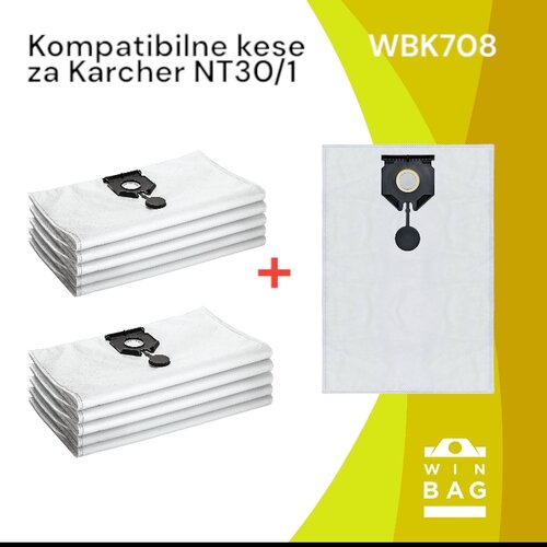 kese za Karcher NT30/1 usisivače 10+1gratis+isporuka gratis WBK708-10 Slike