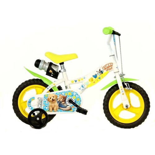 Dino Bikes Furry Fun dječji bicikl s psima i mačkama, veličine 12 - Cijene