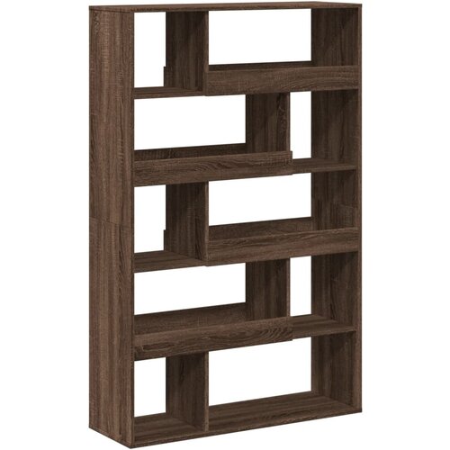Maison Chic Knjižna omara - Knjižni regal rjavi hrast 100x33x156,5 cm inženirski les, (21725253) Slike