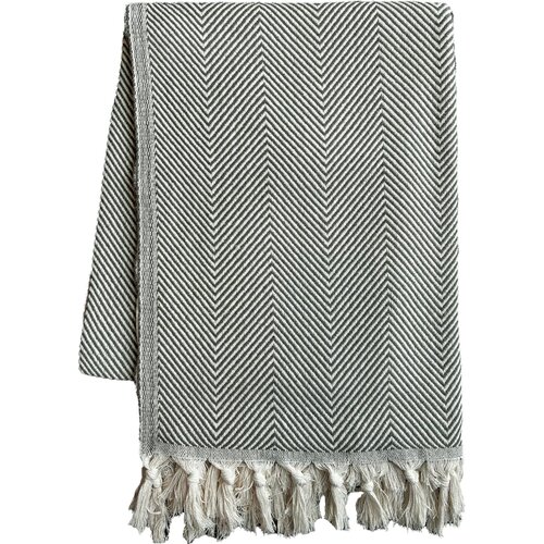 Classic Textiles of Sweden Odeja Herning 130x170 cm - olive green Cene