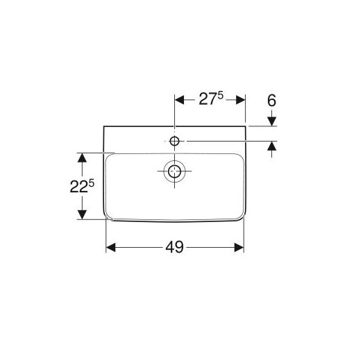 Geberit lavabo zidni selnova compact 550X370 501.509.00.7 Slike