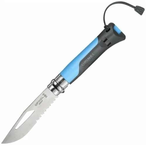 Opinel N°08 Stainless Steel Outdoor Plastic Blue Turistički nož