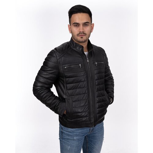 La Force Fashion mu&scaron;ka  kožna jakna max - crna Cene