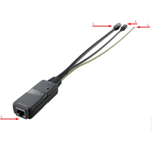 MikroTik Gigabit poe injector GESP+POE-IN crni Cene