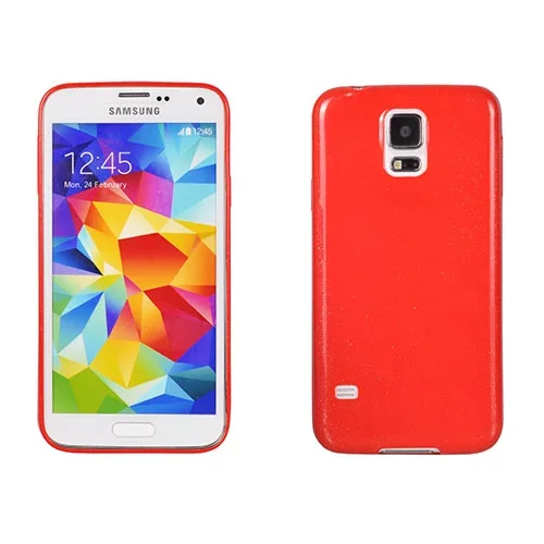  Gumijasti / gel etui Candy Case za Samsung Galaxy J5 (2017) - rdeči