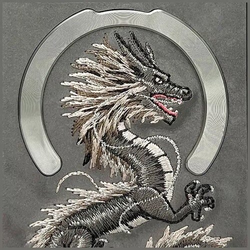 NIMMY DRAGON maskica kompatibilna s MagSafeom za iPhone 16 Pro Max siva Slike