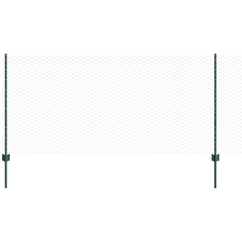  Heksagonalna ograda s stubom 25 x 1 m Čelik premazan PVC-om Slike