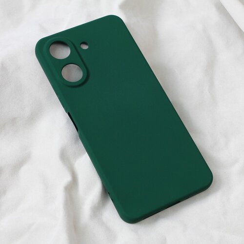 Torbica teracell soft velvet za xiaomi redmi 13C tamno zelena Slike
