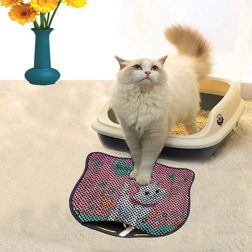 WALLXPERT Kdkafa0140 multicolor cat litter mat Cene