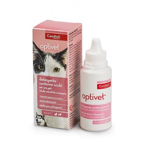 Candioli Optivet – rastvor za čišćenje očiju za kućne ljubimce, 50 ml Cene