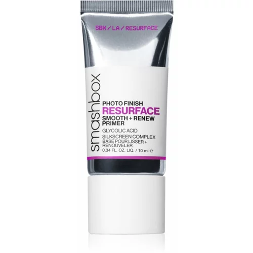 Smashbox Photo Finish Resurface Smooth + Renew Primer podlaga za glajenje in osvetljevanje kože 10 ml