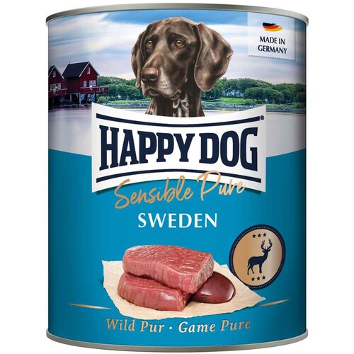  Varčno pakiranje Happy Dog Sensible Pure,12 x 800 g - Sweden (divjačina) Cijene