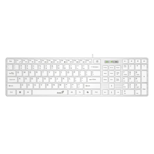 Genius Tastatura SlimStar 126 USB US bela Cene