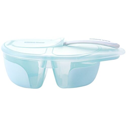 Kikka Boo činija sa 2 pregrade i kašičicom tasty blue ( KKB40145 ) Cene