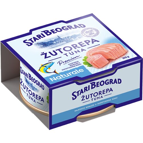 Stari Beograd Žutorepa tuna u sopstvenom soku 160g Cene