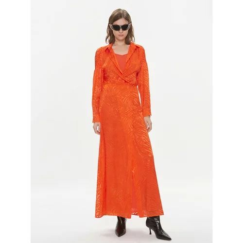 Pinko Vsakodnevna obleka Stringa 101593 A123 Oranžna Regular Fit