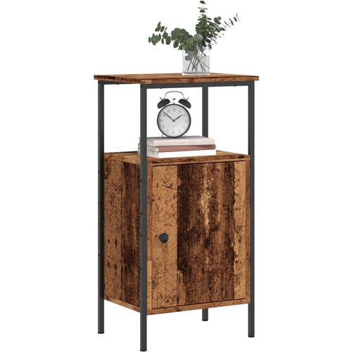 vidaXL Nočne omarice 2 kosa starinski les 41x31x80 cm inženirski les Cene