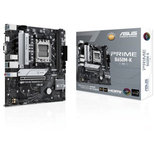 Asus MB PRIME B650M-KAM5, 2x DDR5, 2x M.2, 8x USB,1x VGA, 1x HDMI, mATX Cijene
