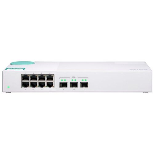 Qnap QSW-308S mrežni preklopnik Neupravljano Gigabit Ethernet (10/100/1000) Bela Cene