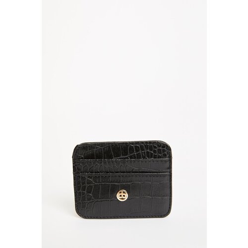 Defacto women's faux leather croco card holder Cene