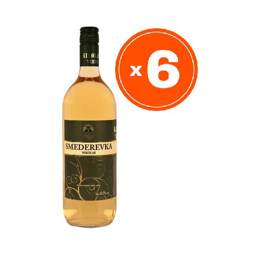 Nikolas Wines Smederevka Belo vino 1l, 6 komada Cene