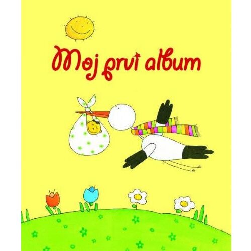 Avrora moj prvi album, rumen (knjiga, koledar, merilo) komplet za novorojenčka Cene