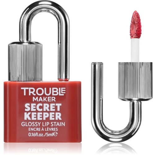 Trouble Maker Secret Keeper Lip Gloss Stain boja za usne za dugotrajni efekt nijansa Shifty Biz Rose Nude 5 ml Cijene