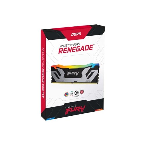 Kingston memorija 48GB (2x24GB) DDR5 8400MHz, fury renegade silver rgb xmp, cu-dimm (KF584CU40RSK2-48) Cene