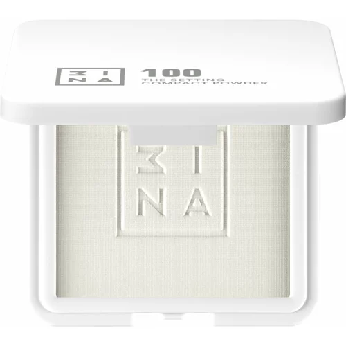 3INA The Setting Compact Powder transparentni puder u kamenu nijansa 100 11,5 g
