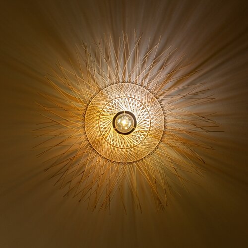  Brilagi - LED plafonski luster CERIA BOHO 1xE27/40W/230V prečnik 100 cm bambus Slike