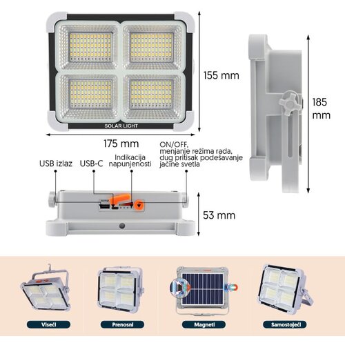  Prenosni punjivi LED reflektor 11442 Slike