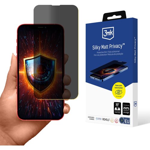 3mk silky matt privacy za iphone 13 zaščitno steklo mat antivizualna folija, (5000024907) Cene