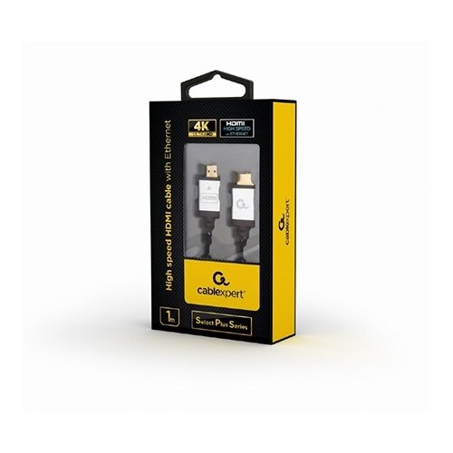 HDMI kabl GEMBIRD, High speed HDMI cable with Ethernet "Select Plus Series", 1 m, CCB-HDMIL-1M Cijene