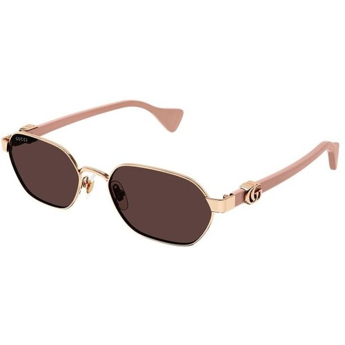 Gucci GG1593S 003 ONE SIZE (56) Zlata/Vijolična Slike