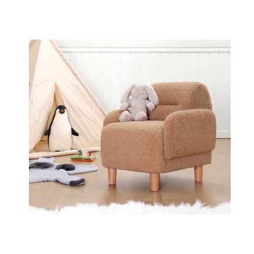 Atelier Del Sofa dečija krilna stolica cobie teddy brown Slike