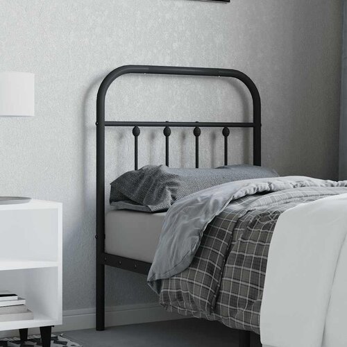  Metalno zamjensko uzglavlje crno 75 cm Cene