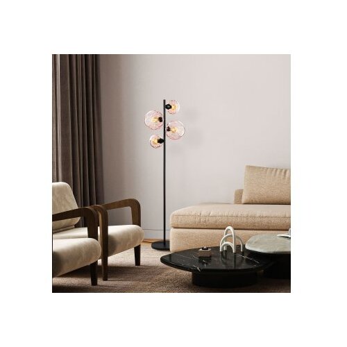 Opviq Podna lampa Benek-20-15-14513, 35x35x165 cm, IP20, Crno-roze Cijene