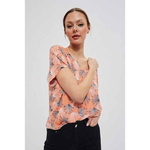 Marisse Viscose Shirt With Open Back L-Ko-3742 Melon Cene