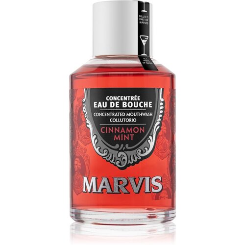 Marvis Concentrated Mouthwash Cinnamon Mint koncentrirana vodica za usta za svježi dah 120 ml Slike