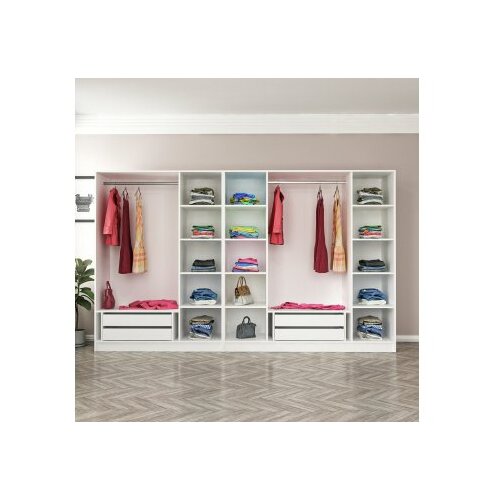 Hanah home Ormar Kale Plus 315x210x52cm Bijeli Cene