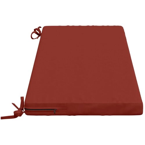  Jastučić za klupu SOEST 100% poliester Crvena 110 x 40 x 5 cm - Crvena 110 x 40 x 5 cm Melange Slike