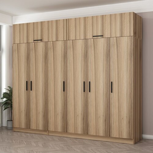 Hanah home Ormar Kale-7520, 270x235x52 cm, Smeđa Cene